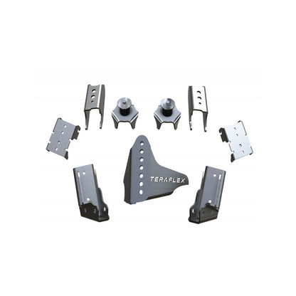 TeraFlex | 07-18 Wrangler JK Tera CRD60 Rear Axle Bracket Kit 3 Inch OD TeraFlex | 3990007