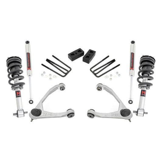 ROUGH COUNTRY 3.5 Inch Lift Kit | Cast Steel | M1 Strut | Chevy/GMC 1500 (07-13) | 24640