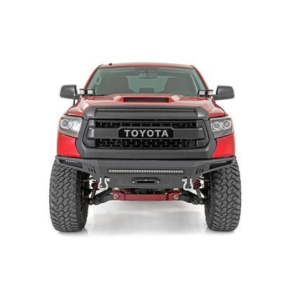 ROUGH COUNTRY LED Light Kit | Ditch Mount | Dual 2" Black Pairs | Spot/Flood | Toyota Tundra (14-21) | 70866