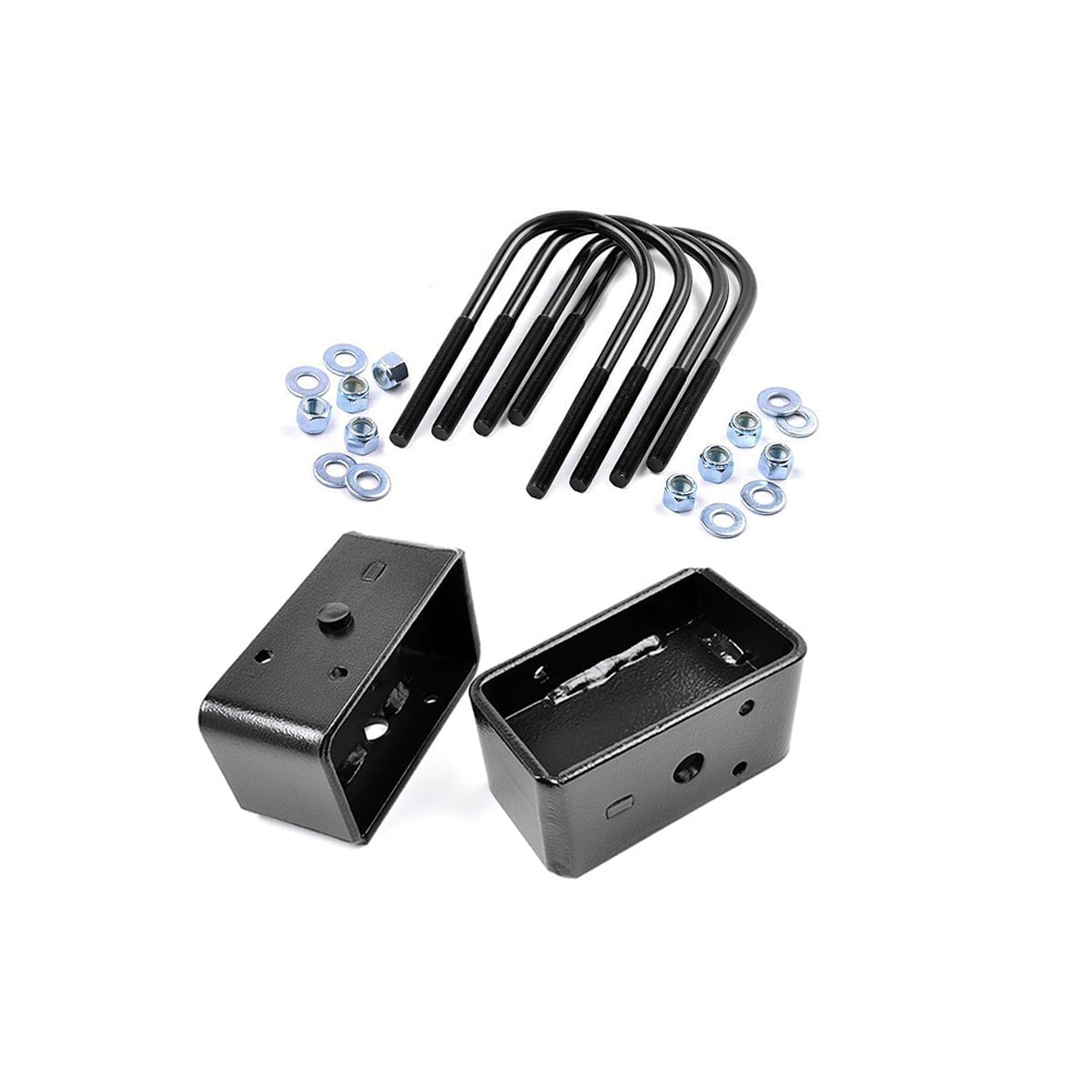 ROUGH COUNTRY 3 Inch Block & U-Bolt Kit | Ford Excursion/F-250 Super Duty/F-350 Super Duty  | 6539