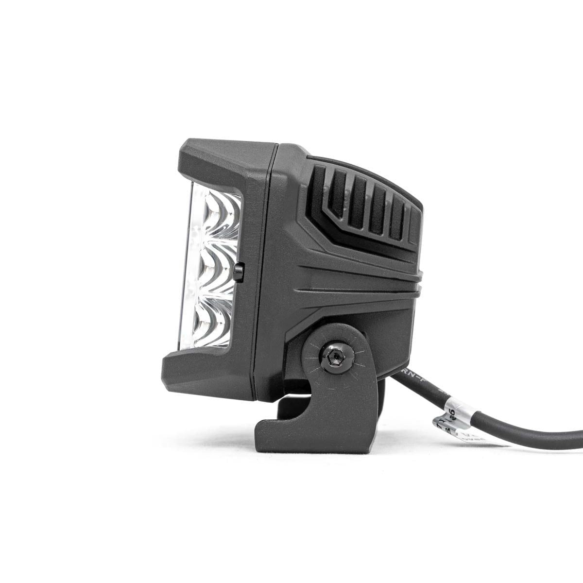 ROUGH COUNTRY 3 Inch Chrome Series LED Lights | Wide Angle Osram | Pair | 70904