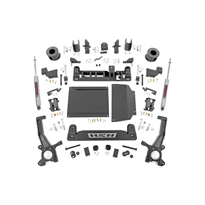 Rough Country Without Auto Adjusting Headlights 6 Inch Lift Kit I 71230_A