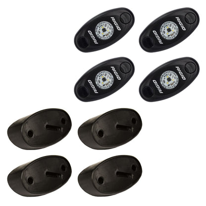 RIGID INDUSTRIES | Rock Light Kit Blue Set of 4 Lights A-Series RIGID Industries | 400233