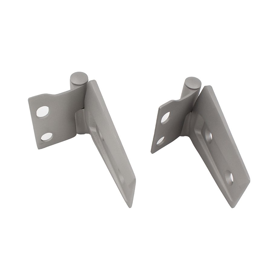 KENTROL Jeep JK Hood Hinge Pair 07-18 Wrangler JK Bare Grey Kentrol  40572