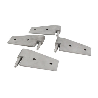 KENTROL Jeep JK Door Hinge Set 4 Pieces 2 Door 07-18 Wrangler JK Bare Grey Kentrol  40575