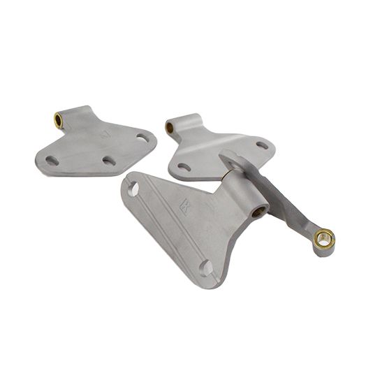 KENTROL Jeep JK Body Door Hinge Set 4 Pieces 2 Door 07-18 Wrangler JK Bare Grey Kentrol  40580