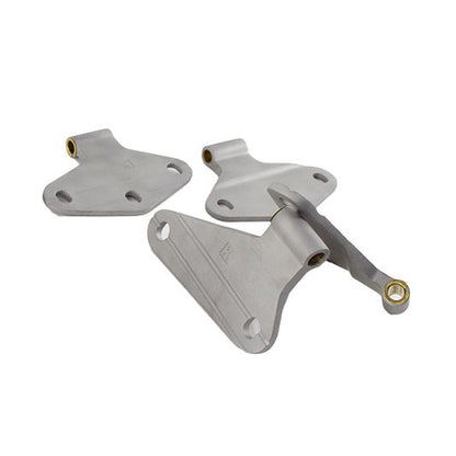 KENTROL Jeep JK Body Door Hinge Set 4 Pieces 2 Door 07-18 Wrangler JK Bare Grey Kentrol  40580