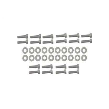 KENTROL Jeep JK Body Door Hinge Set 8 Pieces 4 Door 07-18 Wrangler JK Bare Grey Kentrol  40581