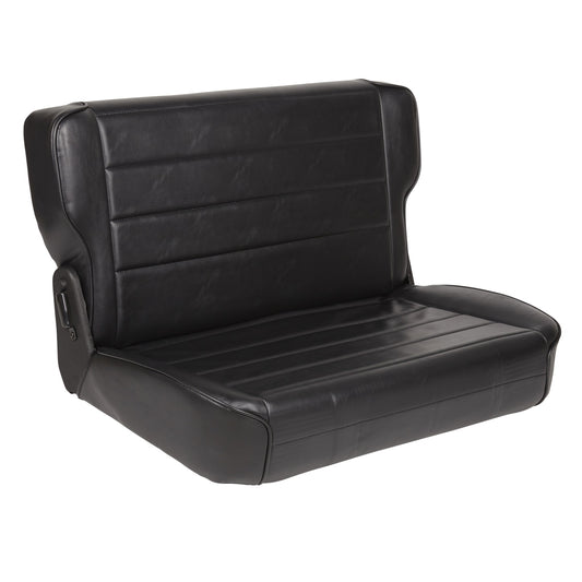 Smittybilt Fold And Tumble Seat Black Rear No Drilling Installation I 41301