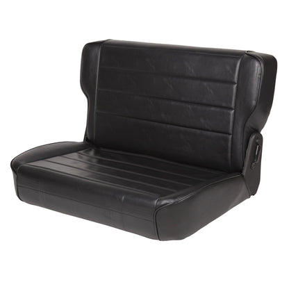 Smittybilt Fold And Tumble Seat Black Rear No Drilling Installation I 41301