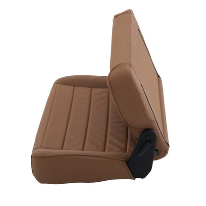 Smittybilt Fold And Tumble Seat Denim Spice Rear No Drilling Installation I 41317