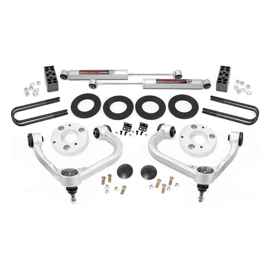 Rough Country Strut Spacers w/N3 Rear Shocks 3 Inch Lift Kit I 41430