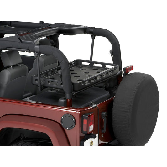 BESTOP | Universal Tray For Jeep Wrangler JK/TJ/YJ 43x23x4 Black Polymer Compsoite Bestop | 41444-01