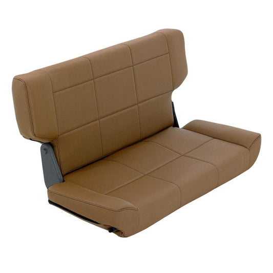 Smittybilt Fold And Tumble Seat Denim Spice Rear No Drilling Installation I 41517