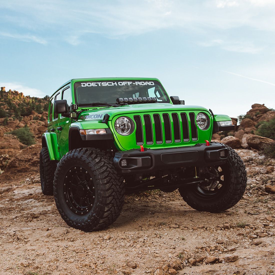 RIGID INDUSTRIES | 18-Present Jeep Wrangler JL Cowl Mount Tall Standoff Kit RIGID Industries | 41658