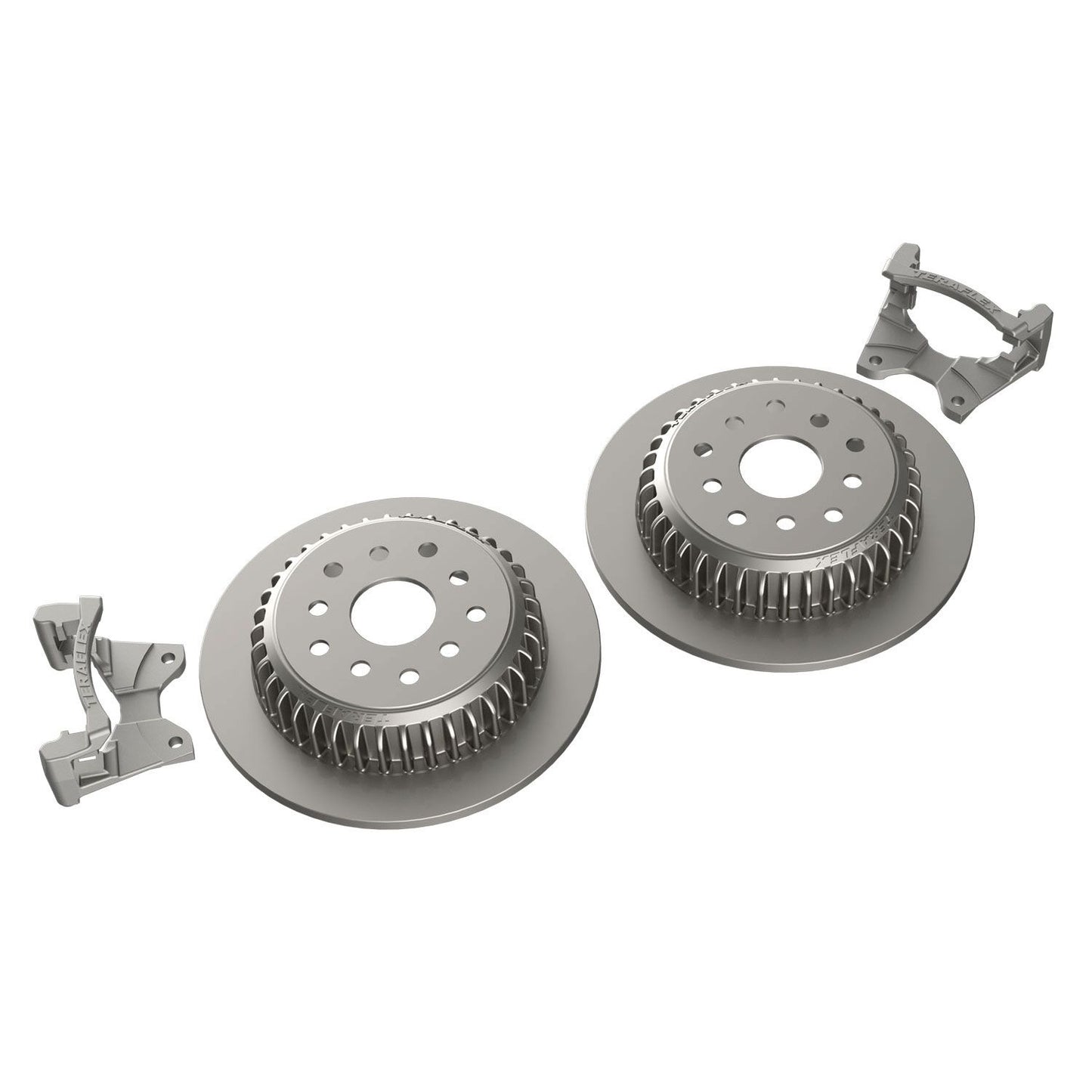 TeraFlex | 07-18 Wrangler JK Rear Performance Big Rotor Kit w/ Solid Rotors 5x5 Inch & 5x5.5 Inch TeraFlex | 4304450