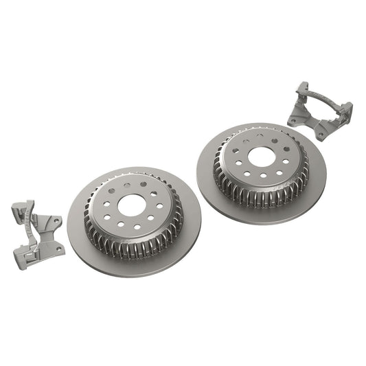 TeraFlex | 07-18 Wrangler JK Rear Performance Big Rotor Kit w/ Solid Rotors 5x5 Inch & 5x5.5 Inch TeraFlex | 4304450