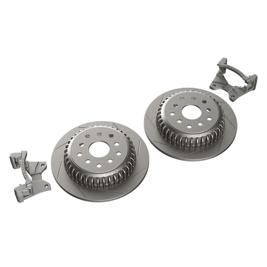 TeraFlex | 07-18 Wrangler JK Rear Performance Big Rotor Kit w/ Slotted Rotors 5x5 Inch & 5x5.5 Inch TeraFlex | 4304460