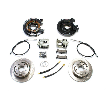 TeraFlex | 97-06 Jeep Wrangler TJ Rear Disc Brake Conversion Kit w/ E-Brake Cables TeraFlex | 4354425