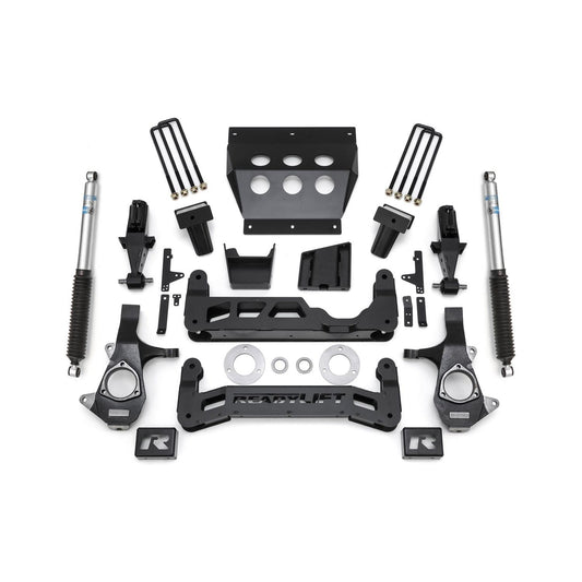 ReadyLIFT 7'' Big Lift Kit for Aluminum OE Upper Control Arms with Bilstein Shocks (1500) 44-3470
