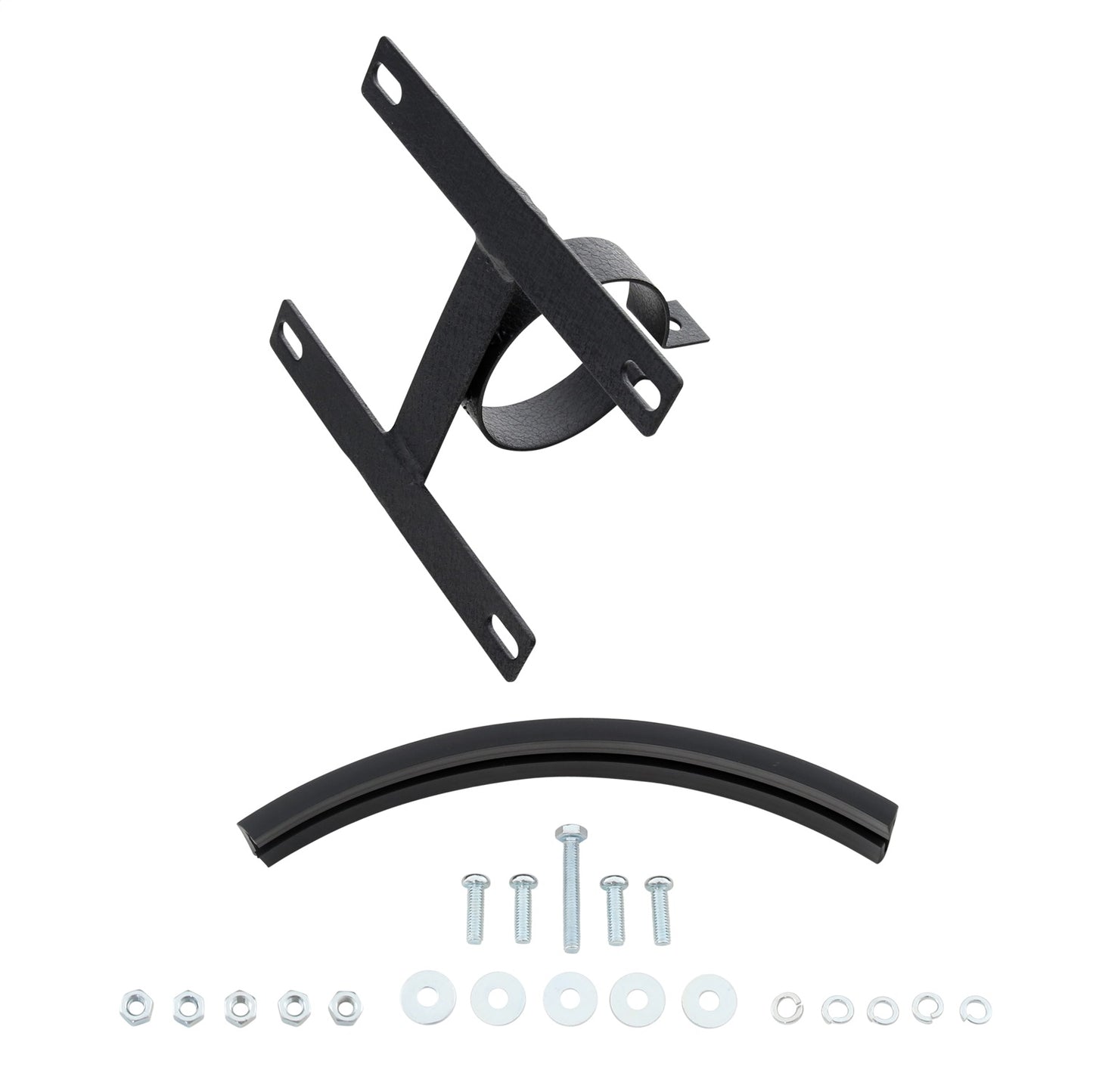 Smittybilt License Plate Bracket For 3 in. Front Tubular Bumpers No Drilling Installation I 4430