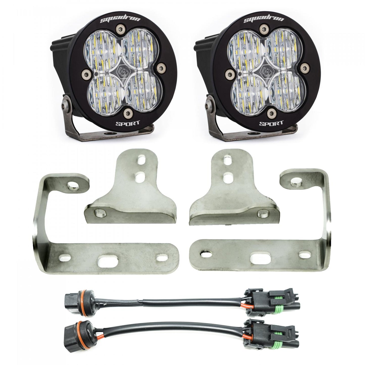 BAJA DESIGNS Jeep JL Fog Pocket Kit 2018 Wrangler JL Squadron Sport Series Baja Designs I 447066