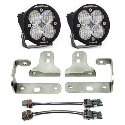 BAJA DESIGNS Jeep JL Fog Pocket Kit 2018 Wrangler JL Squadron Sport Series Baja Designs I 447066