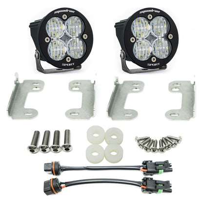 BAJA DESIGNS Jeep JL Fog Pocket Kit 2018 Wrangler JL Sahara Squadron R Sport Baja Designs I 447070
