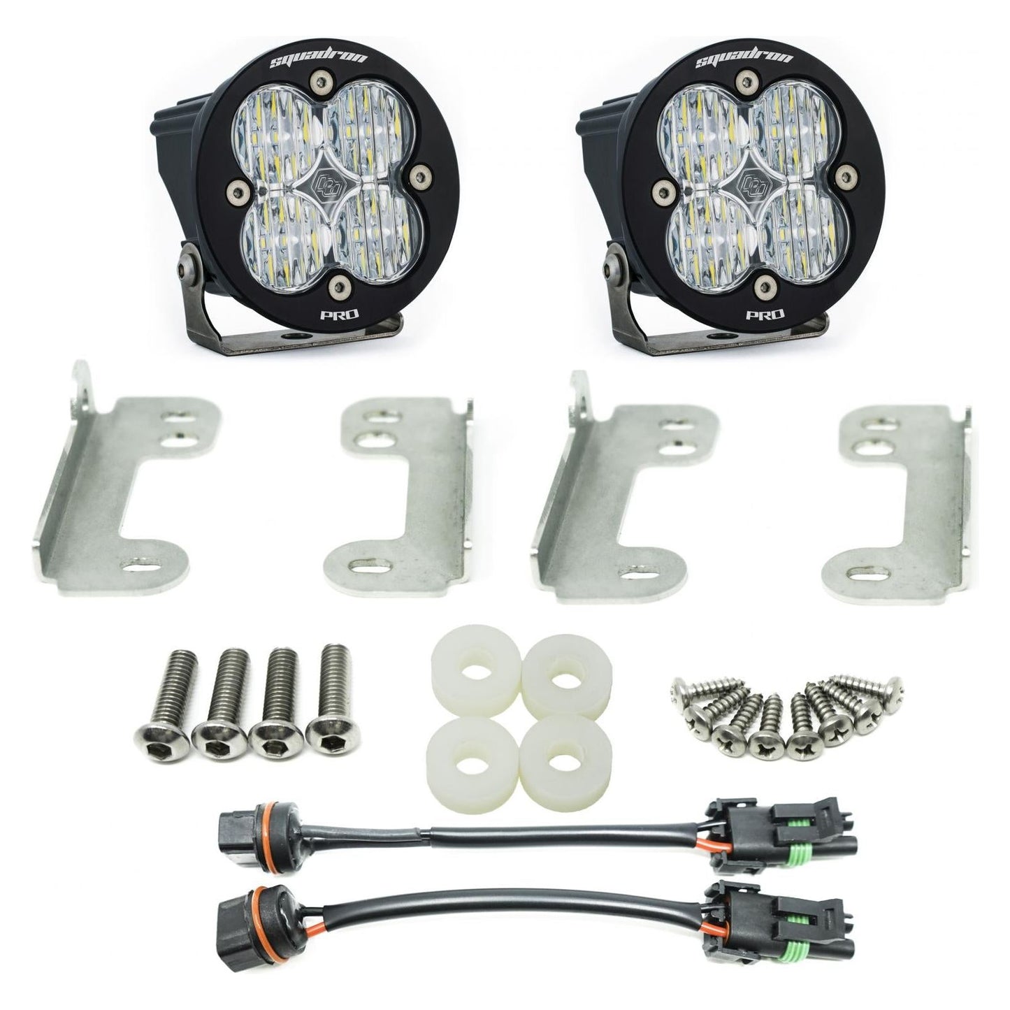 BAJA DESIGNS Jeep JL Fog Pocket Kit 2018 Wrangler JL Sahara Squadron R Pro Baja Designs I 447071