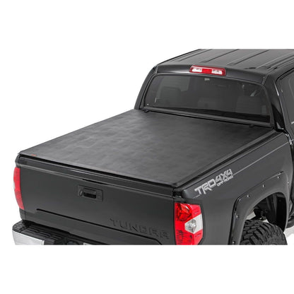 ROUGH COUNTRY Soft Tri-Fold Bed Cover | 5'7" Bed | Toyota Tundra 2WD/4WD (2007-2025) | 41714551A