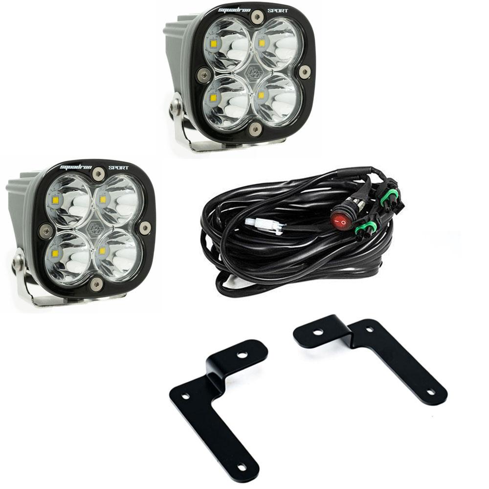 BAJA DESIGNS Jeep JL A-Pillar Light Kit 2018 Wrangler JL Sportsmen Kit Baja Designs I 447504