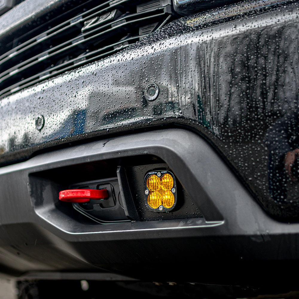 BAJA DESIGNS Silverado 1500 2019 Fog Pocket Mount Kit Pro Baja Amber FPK Sport WC Baja Designs I 447518