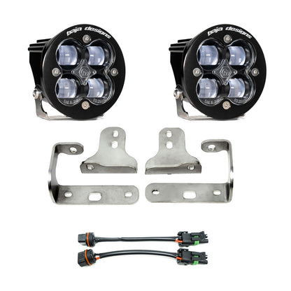 BAJA DESIGNS Jeep JL Fog Light Squadron-R SAE 18-Pres Wrangler JL Sport/Sport-S Fog Pocket Kit Baja Designs I 447622