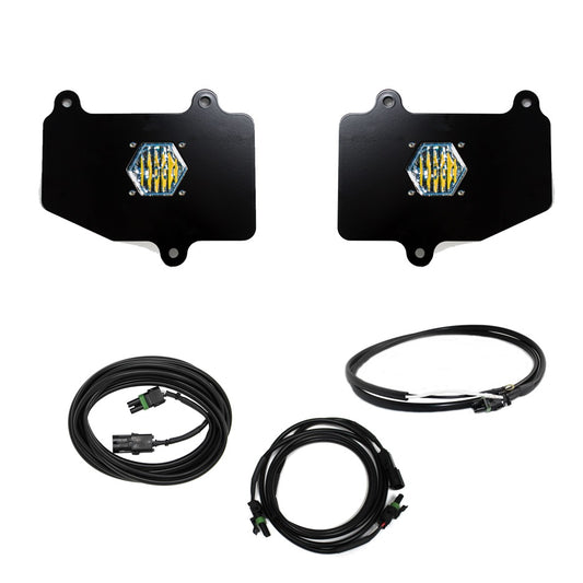 BAJA DESIGNS Jeep JT LED Light Dual S1 Reverse Kit w/Upfitter For 18-Pres Wrangler JT Baja Designs I 447652UP