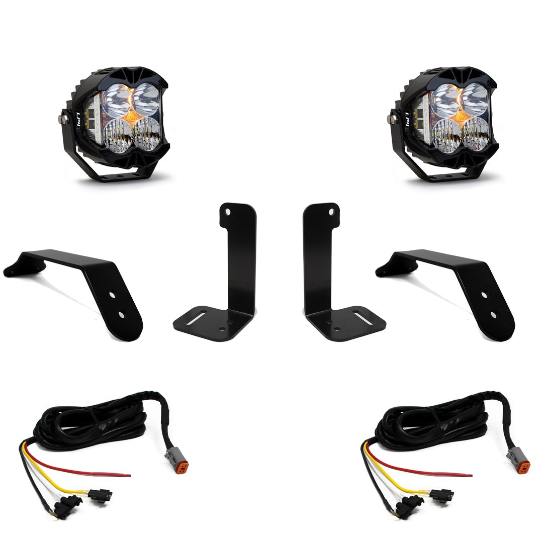 BAJA DESIGNS Jeep JL/JT Dual LP4 Auxiliary Light Kit w/Upfitter Baja Designs I 447658UP