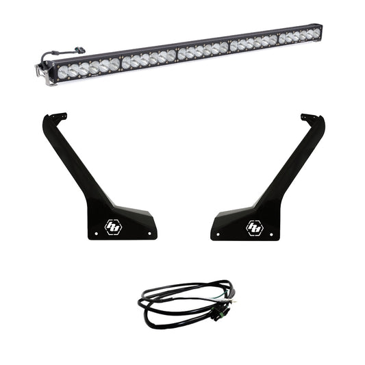 BAJA DESIGNS Jeep JL/JT Roof Bar LED Light Kit 50 Inch OnX6+ w/Upfitter Baja Designs I 447666UP