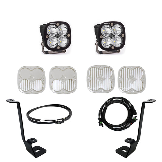 BAJA DESIGNS F-150 A Pillar Kit Squadron Sport Spot 21-On Ford F150 W/ Upfitter Baja Designs I 447695UP