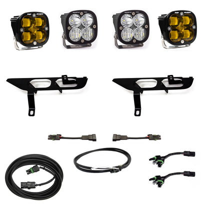 BAJA DESIGNS Ford, F150, (21-On), FPK, SAE Baja Amber/Pro DC, Up w/o DRL I 447700UP