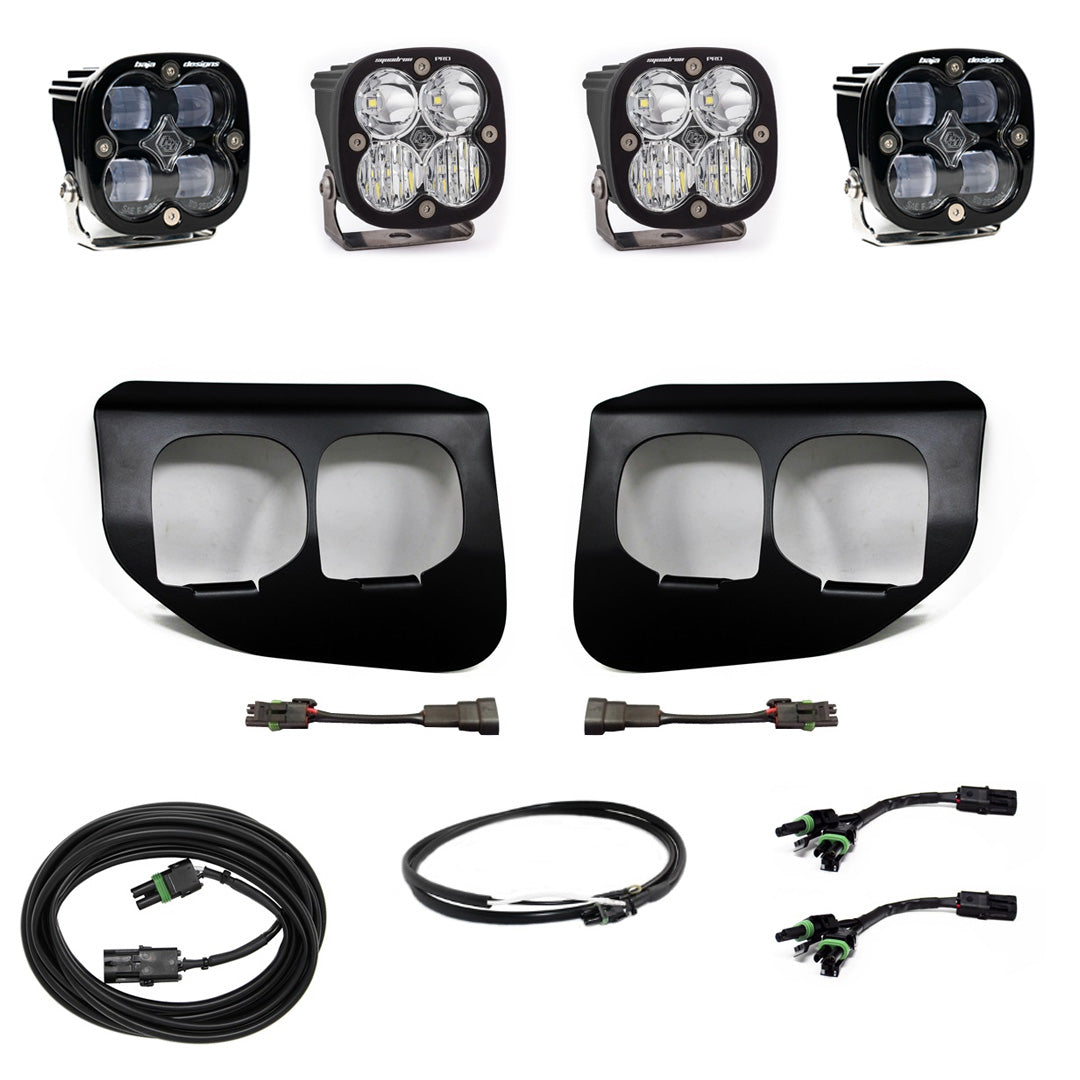BAJA DESIGNS Ford Super Duty (20-22) Fog LiLights Dual FPK SAE/Pro DC Baja Designs w/Upfitter Baja Designs I 447736UP