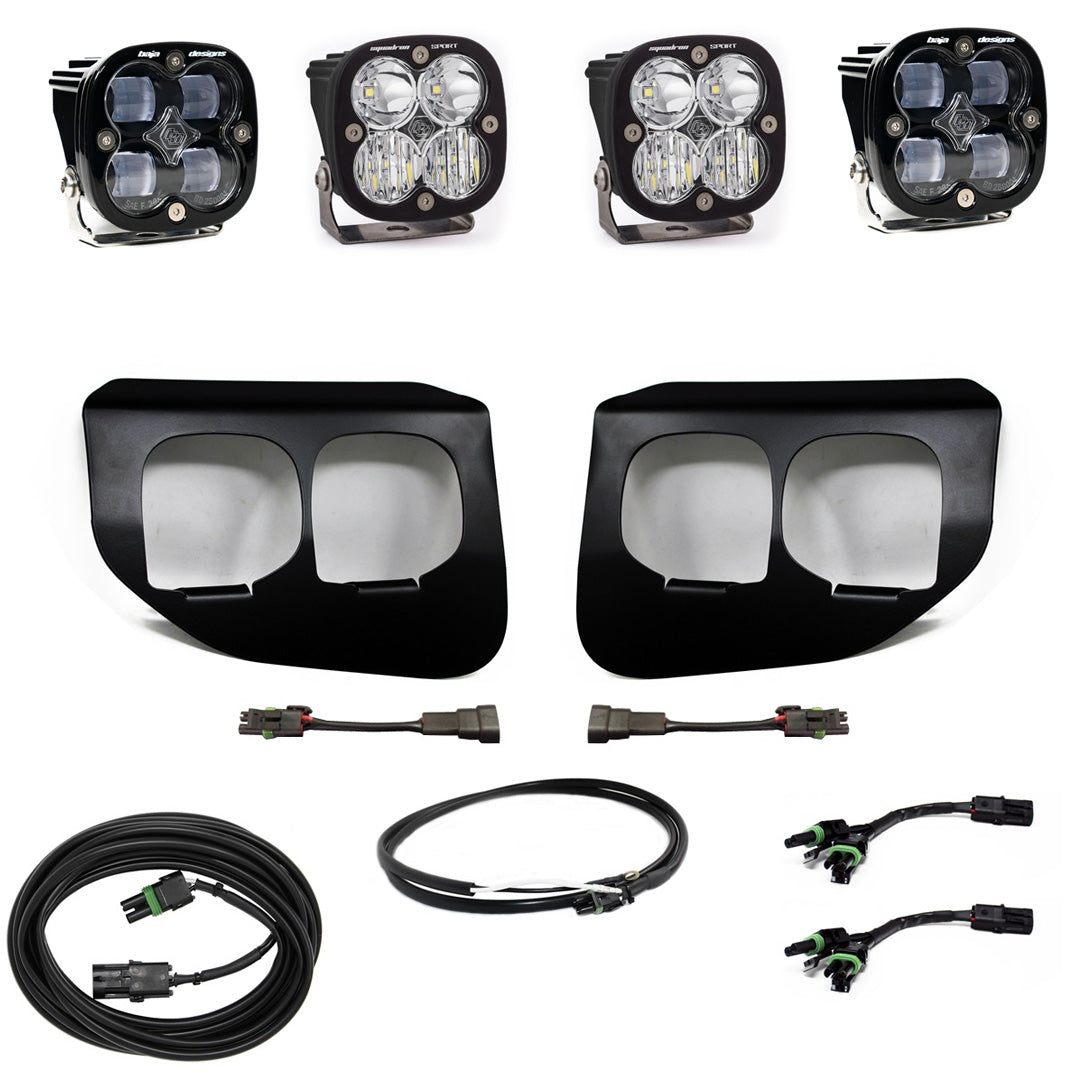 BAJA DESIGNS Ford Super Duty (20-22) Fog LiLights Dual FPK SAE/Sport DC Baja Designs w/Upfitter Baja Designs I 447738UP