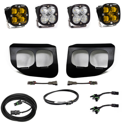 BAJA DESIGNS Ford Super Duty (20-22) Fog LiLights FPK Baja Amber SAE/Sport DC Baja Designs w/Upfitter Baja Designs I 447739UP