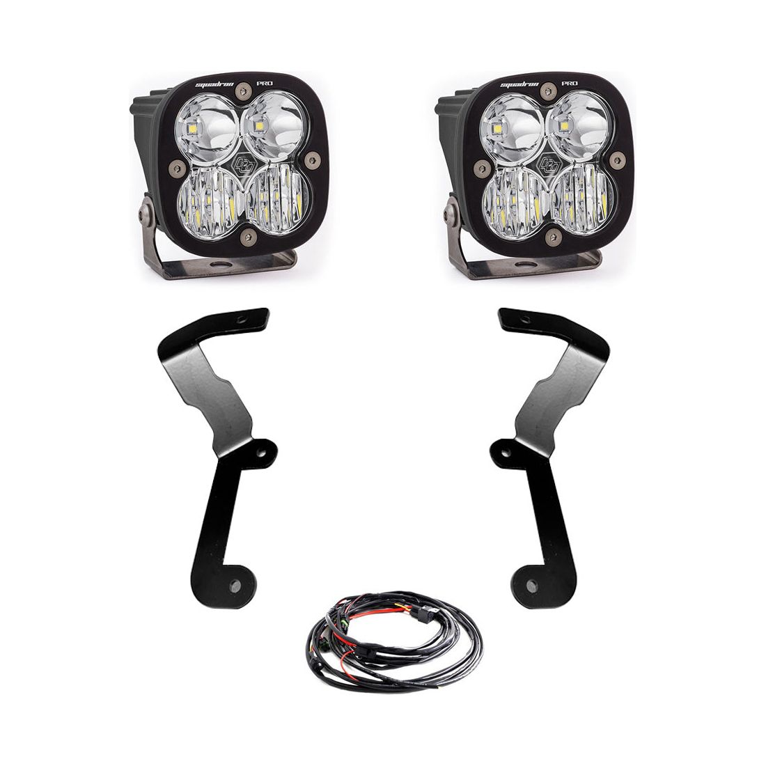 BAJA DESIGNS 19-22 GMC Sierra 1500 Squadron Pro A Pillar Light Kit Baja Designs I 447743