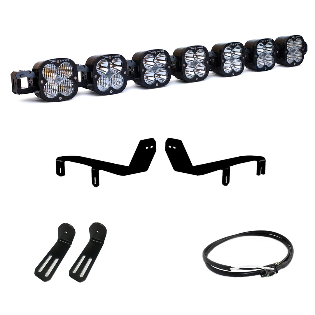 BAJA DESIGNS 7 XL nkable LED Light Kit For 17-19 Ford Super Duty w/Upfitter Baja Designs I 447744UP