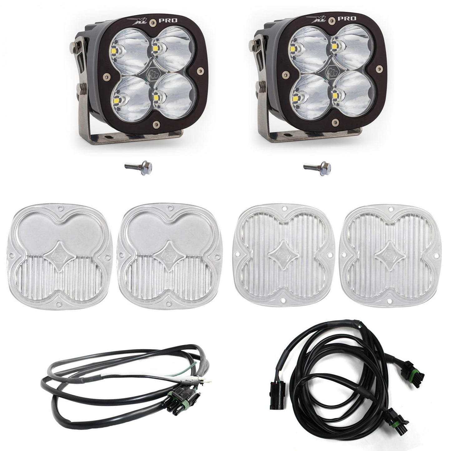 BAJA DESIGNS Bronco A Piller Light Kit 21-Up Ford Bronco XL Pro Spot w/Upfitter Baja Designs I 447752UP