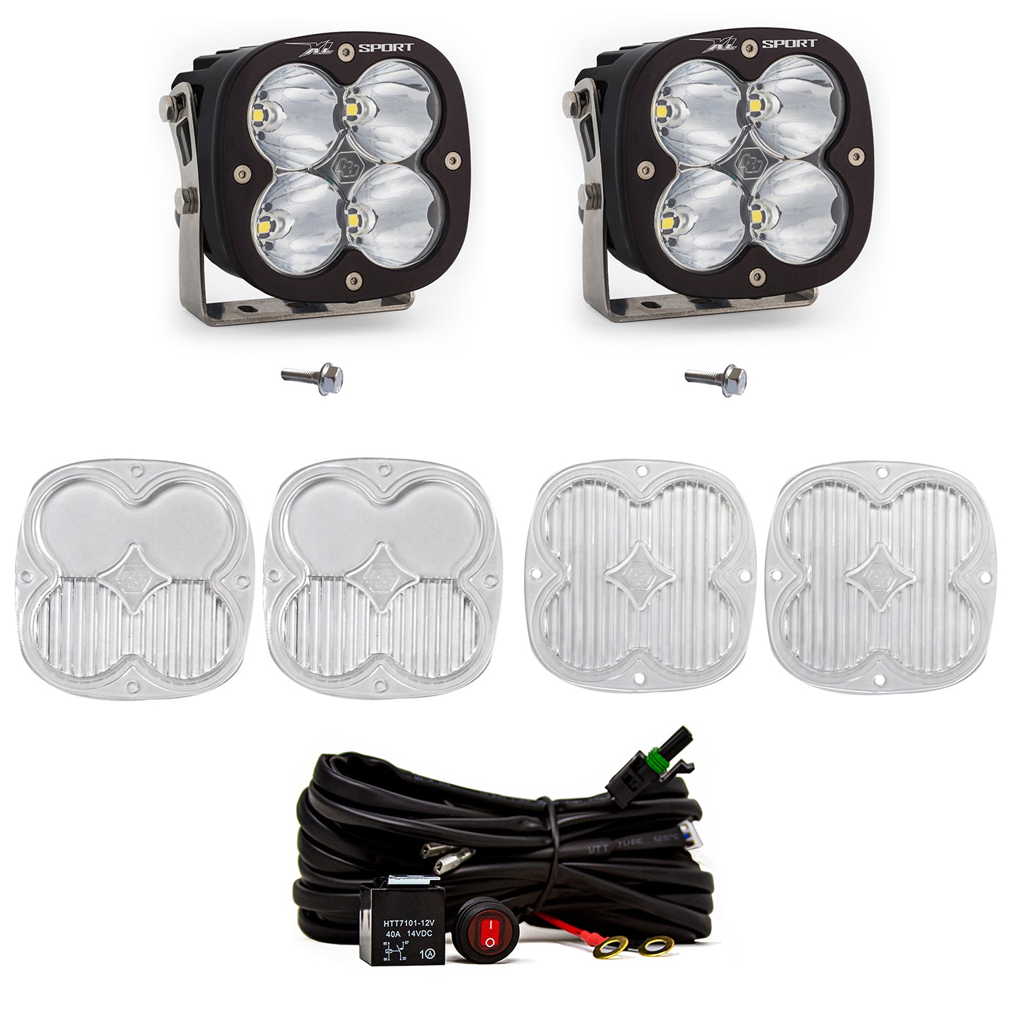 BAJA DESIGNS Bronco A Piller Light Kit 21-Up Ford Bronco XL Sport Spot Baja Designs I 447753