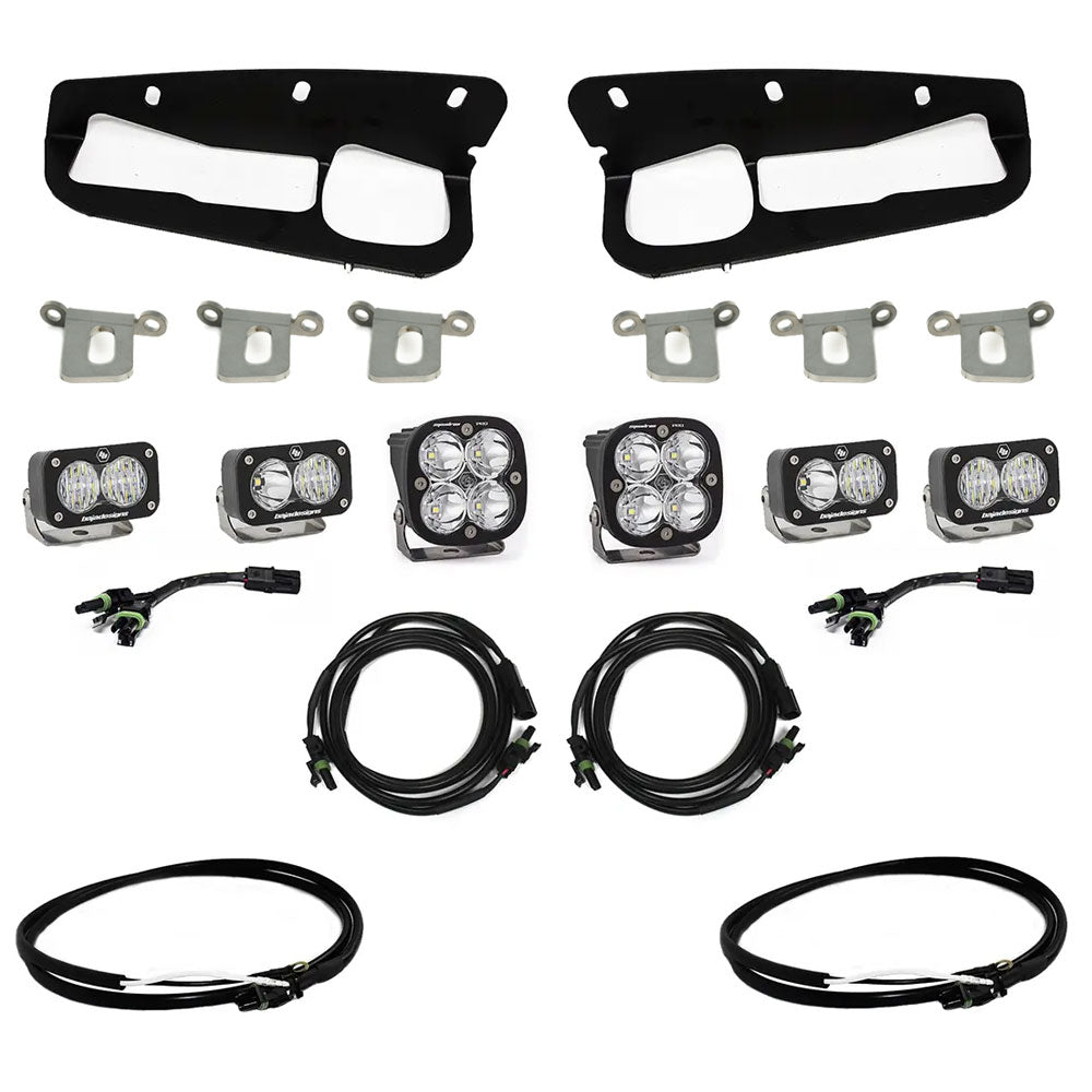 BAJA DESIGNS Bronco Fog Pocket Kit 21-Up Ford Bronco Pro w/Upfitter Baja Designs I 447763UP