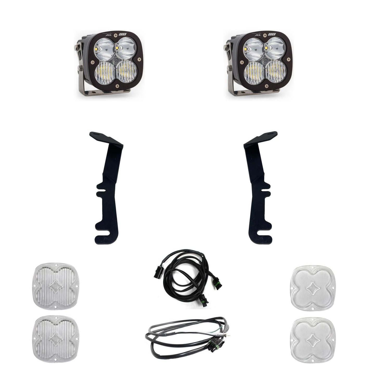 BAJA DESIGNS Ram 1500 TRX 21-On XL80 A-Pillar Kit Baja Designs I 447772