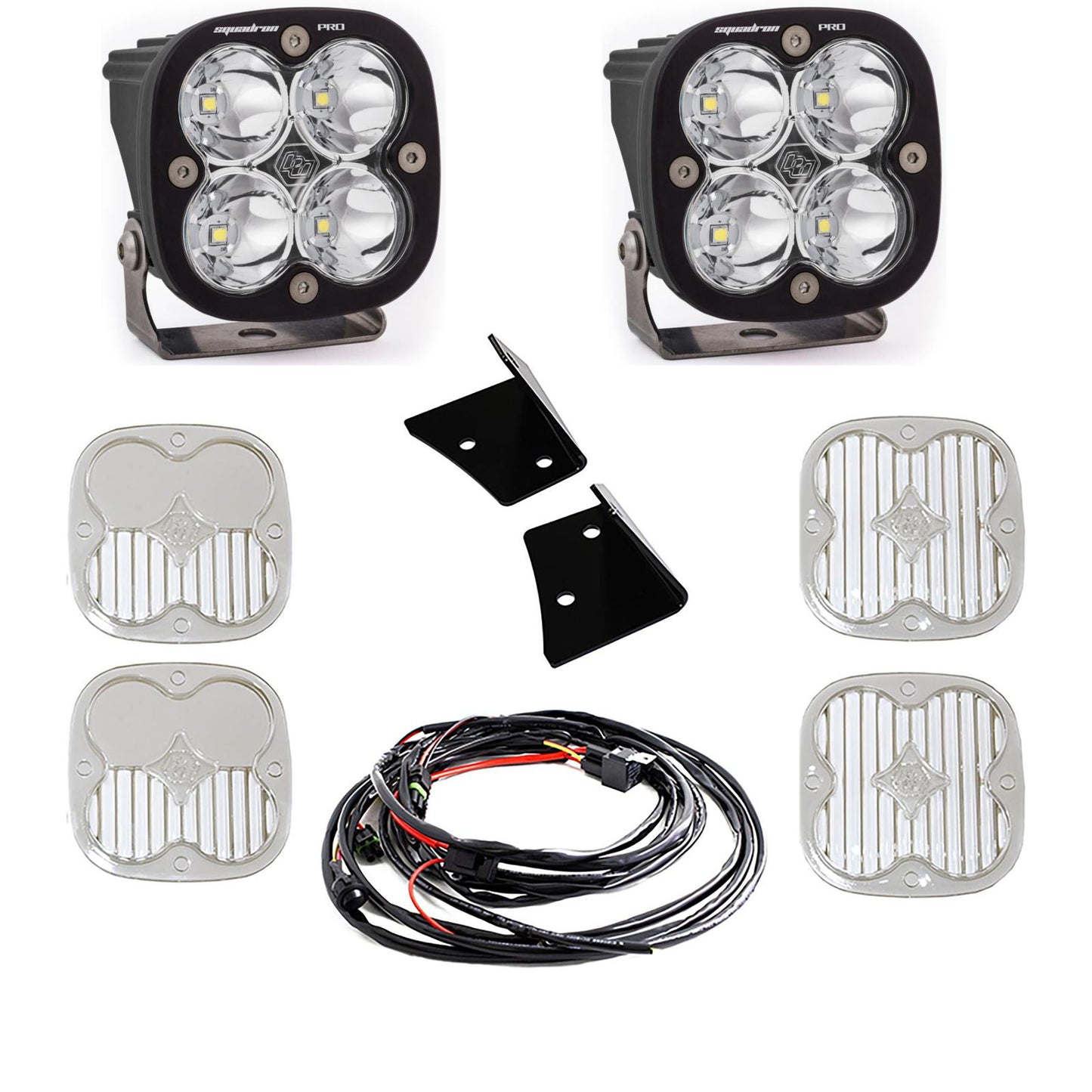 BAJA DESIGNS Jeep, JK Squadron Pro Spot A-Pillar Kit Baja Designs I 447797