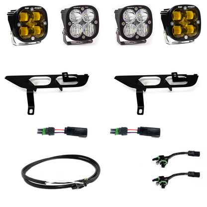 BAJA DESIGNS Ford, F150, (21-On), FPK, SAE Baja Amber/Pro DC, Up w/ DRL Baja Designs I 447868UP
