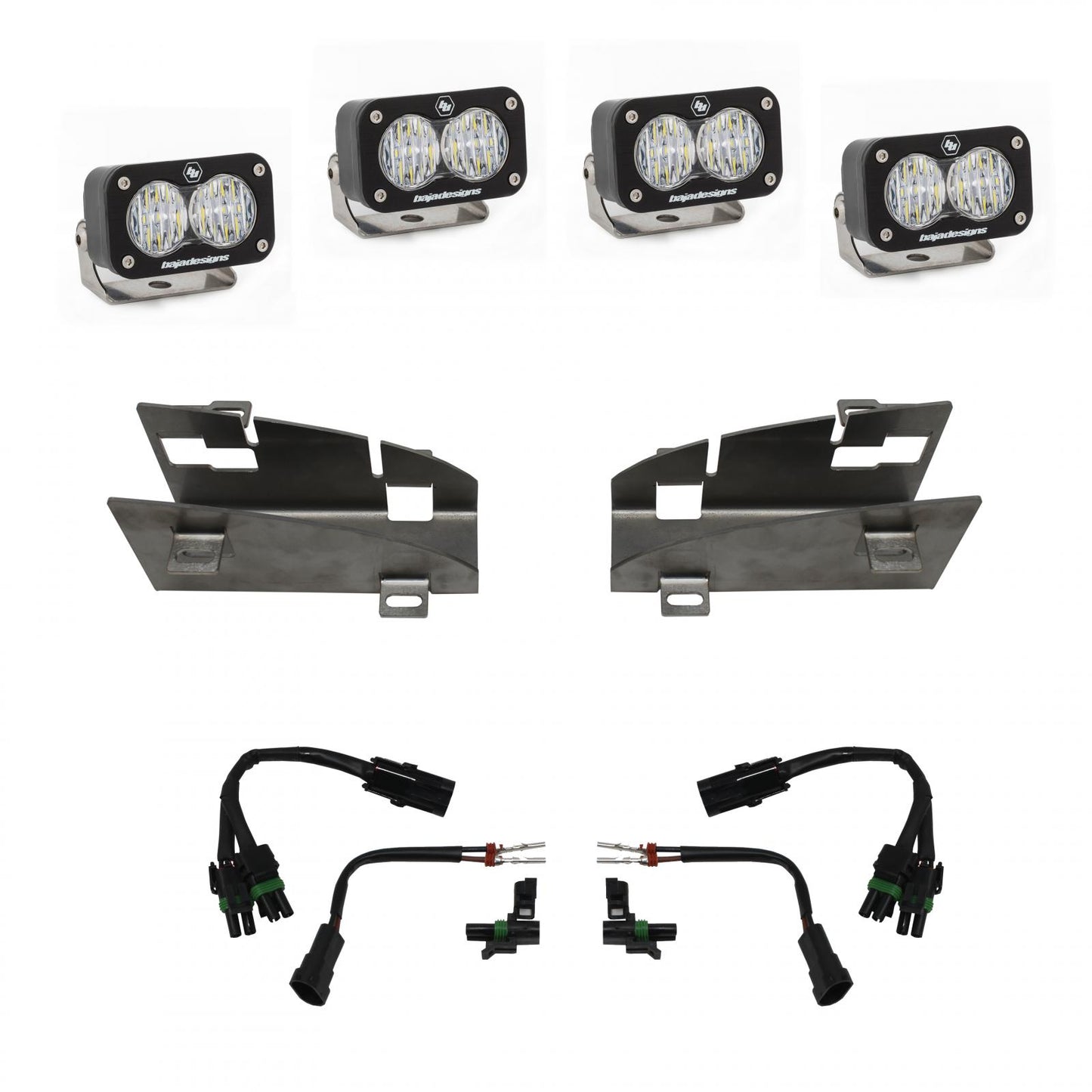 BAJA DESIGNS Dodge Ram Rebel/TRX (19-On) Dual S2 Fog Pocket Kit Baja Designs I 448024